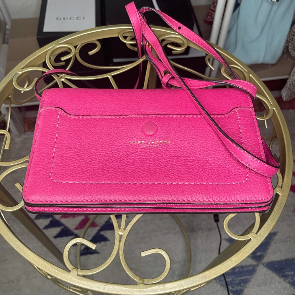 Marc Jacobs pink leather purse